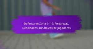 Defensa en Zona 2-1-2: Fortalezas, Debilidades, Dinámicas de Jugadores