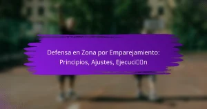 Defensa en Zona por Emparejamiento: Principios, Ajustes, Ejecución